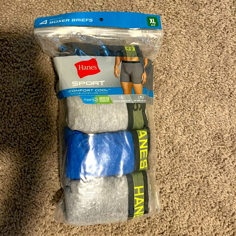 XL Hanes Boxer briefs